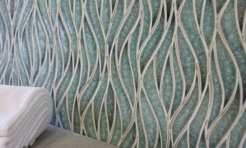 Glasfliesen - TILE & DESIGNS - poliert / für Badezimmer / Wand