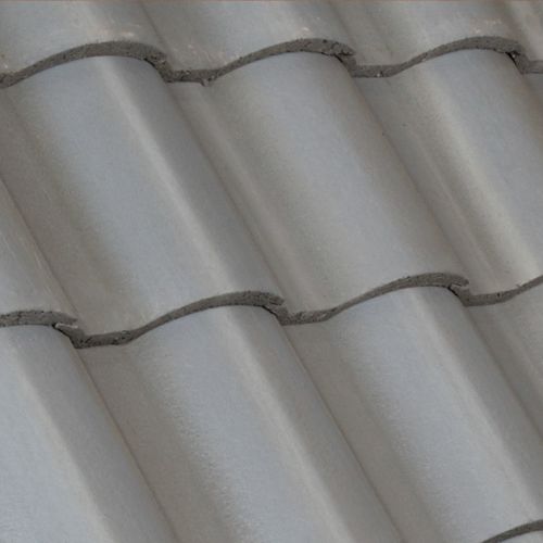 Falzdachziegel - SANIBEL : SILVERADO - Crown Roof Tiles - doppelt / Beton