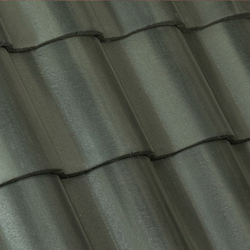 Verfalzt-Dachziegel - SANIBEL : EVERGLADES - Crown Roof Tiles - Beton / Großformat