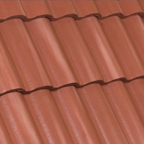 Verfalzt-Dachziegel - TUSCANY : SMOKED FIRECLAY - Crown Roof Tiles - Beton