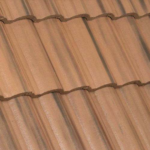 Verfalzt-Dachziegel - TUSCANY : SEQUOIA - Crown Roof Tiles - Beton