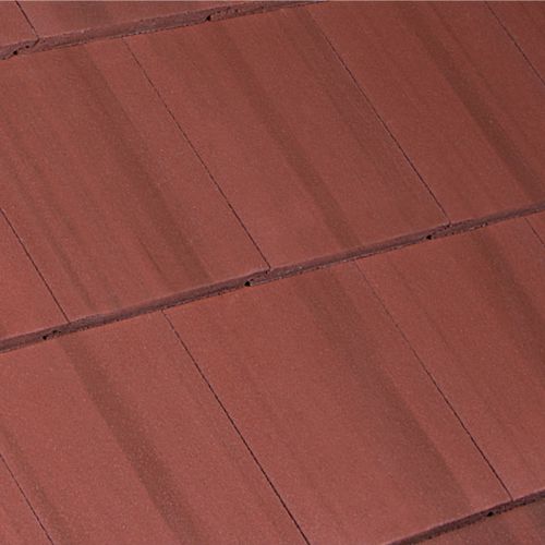 Flachdachziegel - WINDSOR : BOUGAINVILLEA - Crown Roof Tiles - Beton / Großformat