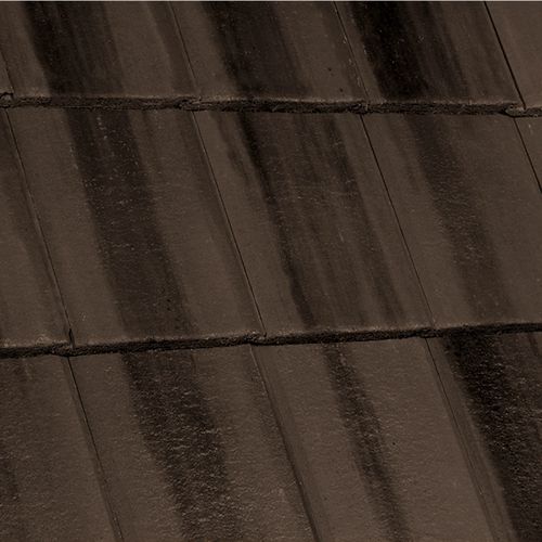 Flachdachziegel - WINDSOR : BIRCHWOOD - Crown Roof Tiles - Beton / Großformat