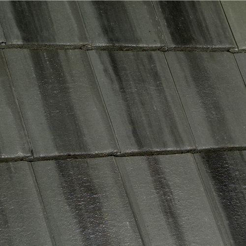 Flachdachziegel - WINDSOR : SEA - Crown Roof Tiles - Beton / Großformat