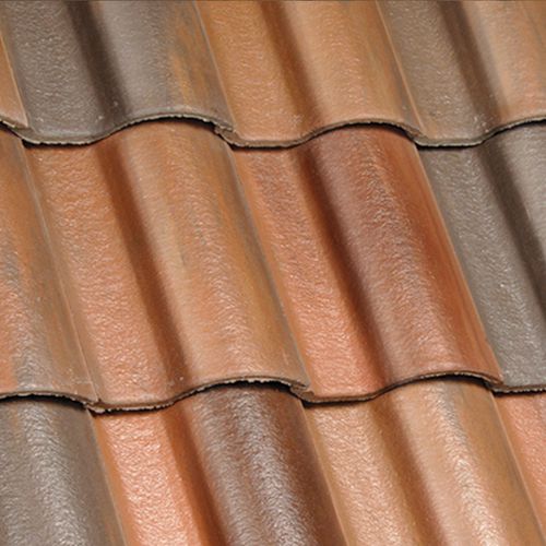 Pfanne-Dachziegel - IBERIA : SAN ANTONIO BLEND - Crown Roof Tiles - Beton