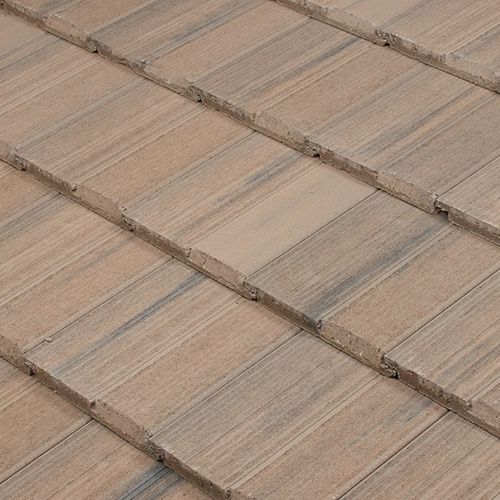 Flachdachziegel - PLANTATION TAPERED SHAKE - ENTEGRA ROOF TILE - Beton / Großformat