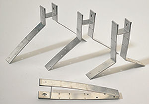 Befestigungssystem / galvanisiertem Stahl - RIDGE RISER® BRACKETS - ENTEGRA ROOF TILE - für Abdeckung