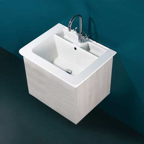 Wandhängender Waschtisch-Unterschrank - DEEP 70 - LMC srl - Keramik / modern / mit Schubladen