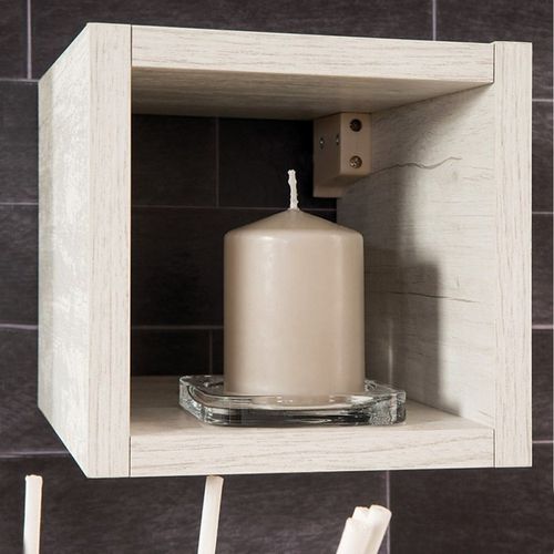 Moderner Badezimmer-Schrank - UNIKA-PENSILE-GIORNO - LMC srl - Holz / wandmontiert