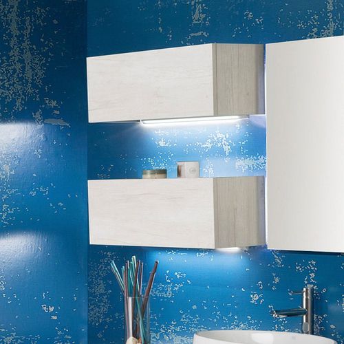 Moderner Badezimmer-Schrank - UNIKA-70 - LMC srl - Holz / wandmontiert