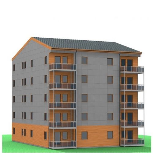 Modulgebäude - OBAS - Nordic Homes - Beton / Stahl / Stahlrahmen
