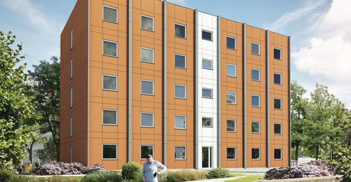 Modulgebäude - MULTI-STOREY APARTMENT - Nordic Homes - Holz / Beton / Stahl