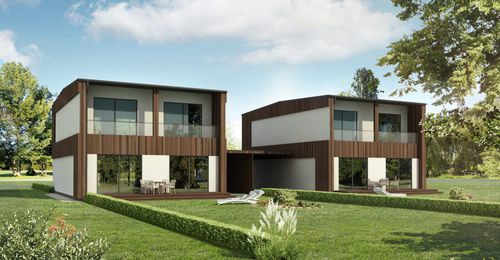 Fertigbauhaus - CRANBERRY - Nordic Homes - umweltfreundlich / modern / 2-Etagen