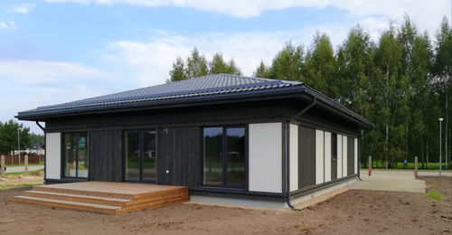 Fertigbauhaus - CLOUDBERRY - Nordic Homes - umweltfreundlich / modern / ebenerdig