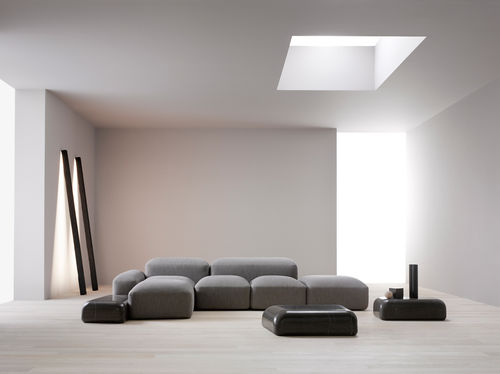 Modulsofa - LAPIS - Amura - modern / Stoff / braun