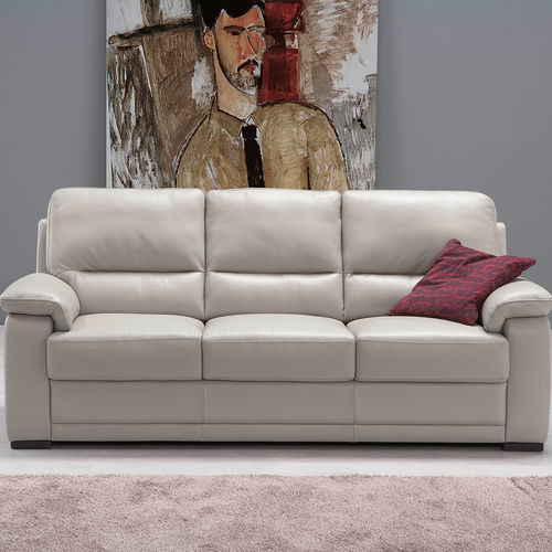 Modernes Sofa - DORIS - egoitaliano - Stoff / Leder / mit Kopfstütze