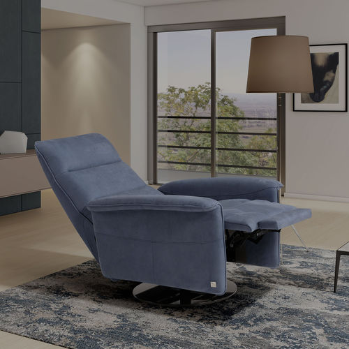 Moderner Sessel - KELLY - egoitaliano - Leder / Stahl / Chrom
