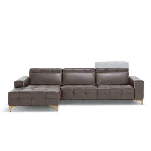 Ecksofa - TIFFANY  - egoitaliano - modern / Leder / schrägstellbar