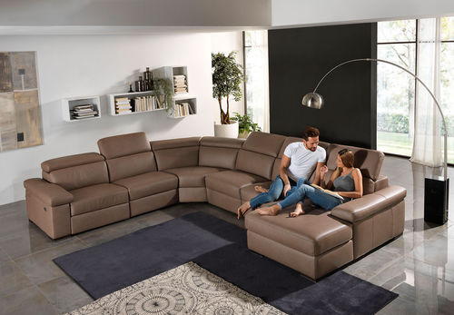 Ecksofa - VALERIE - egoitaliano - modern / Stoff / Leder