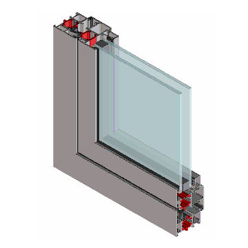 Aluminium-Fensterprofil - EFP 55TB - European Facade Products - Akustik / mit Wärmedämmung