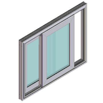 Aluminium-Fensterprofil - EFP 55 SLIDING W&D - European Facade Products - Akustik