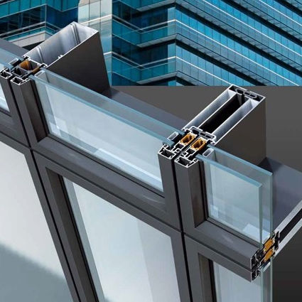 Platten-Vorhangfassade - ADEN METAL - aus Aluminium und Glas