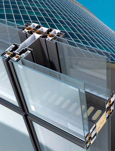 Mehrschicht-Vorhangfassade - DOUBLE SKIN FACADE SYSTEMS - ADEN METAL - aus Aluminium und Glas / Akustik / hochwiderstandsfähig
