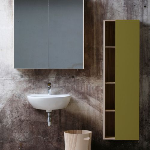 Moderner Badezimmer-Schrank - M1600 - MINT Furniture - für Privatgebrauch / Eiche / Esche
