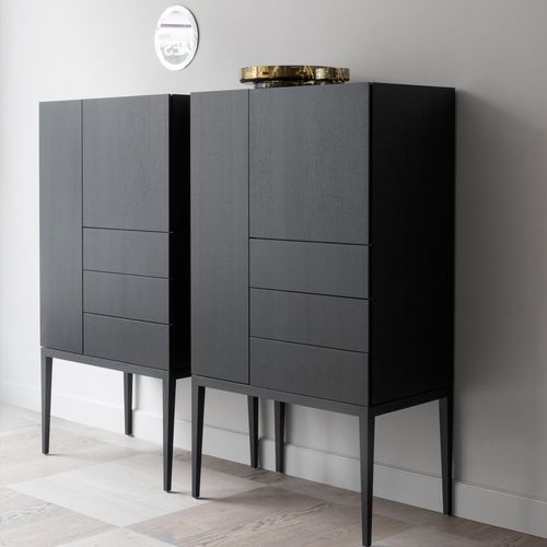 Hohes Sideboard - M1129 - MINT Furniture - modern / Eiche / Esche
