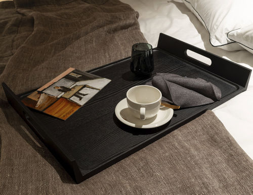 Eiche-Serviertablett - ALMA - MINT Furniture - Esche / amerikanischer Nussbaum / für Privatgebrauch
