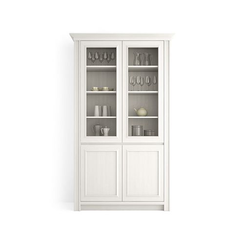 Klassische Vitrine - Scandola - Glas / Massivholz