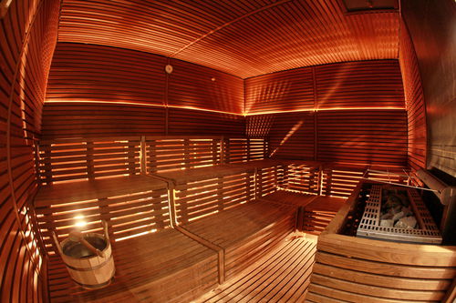 Finnische Sauna - COMMERCIAL - Carmenta Wellness - für Privatgebrauch / für Gewerbegebrauch / Holz