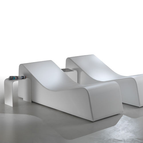 Moderne Liege - EASY/EASY CHAIR - Carmenta Wellness - Stoff / für Wellnesscenter / verstellbare Rücklehne