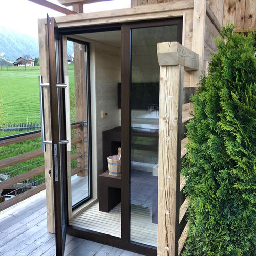 Finnische Sauna - COUNTRY - Carmenta Wellness - für Gewerbegebrauch / für den Außenbereich / Fertigbau