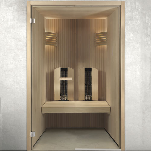 Infrarotsauna - CABINA INFRARED - Carmenta Wellness - für Gewerbegebrauch / Holz / für den Innenbereich
