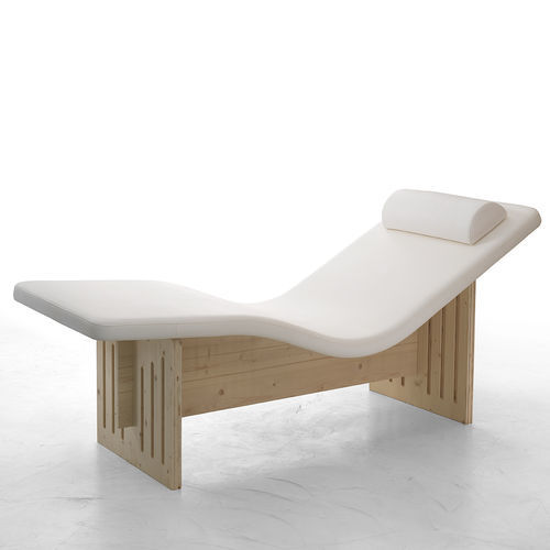Moderne Liege - COMFORT - Carmenta Wellness - Kunstleder / Holz / für Gewerbegebrauch