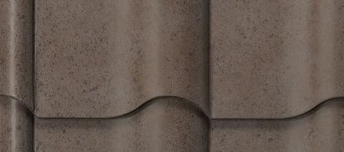 Verfalzt-Dachziegel - TUSCAN STONE - MATTERHORN METAL ROOFING - Metall / braun / klassische Optik