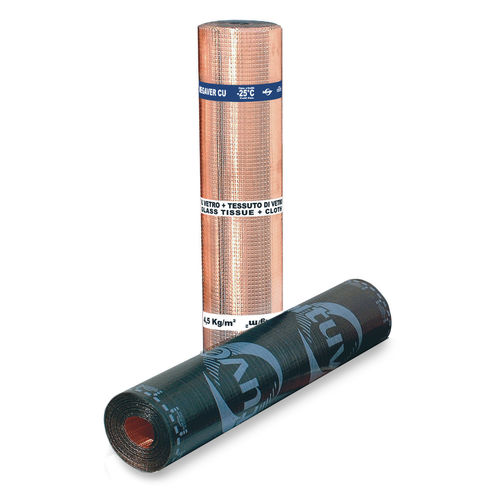 Asphaltabdichtung für Dach - MEGAVER CU - Bituver