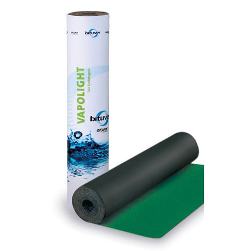 Abdichtungsbahn für Abdeckung - VAPOLIGHT - Bituver - Rollen / Polyester / mit Dampfsperre