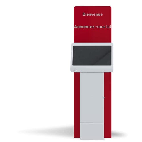 Multimedia-Infosäule - MK 1250A - Cube Digital Media - für Empfangsbereich / mit Touchscreen