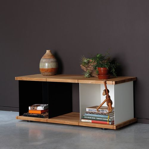 Modernes Regal - YU SET 1 - Konstantin Slawinski - Eiche / MDF / Stahlblech