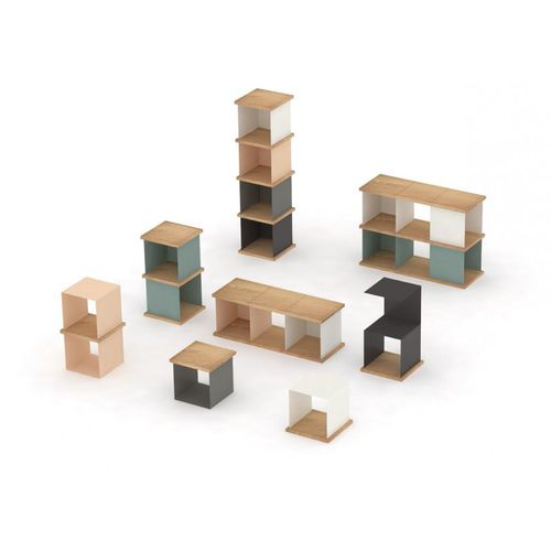 Wandmontiertes Regal - YU - Konstantin Slawinski - modern / Eiche / MDF