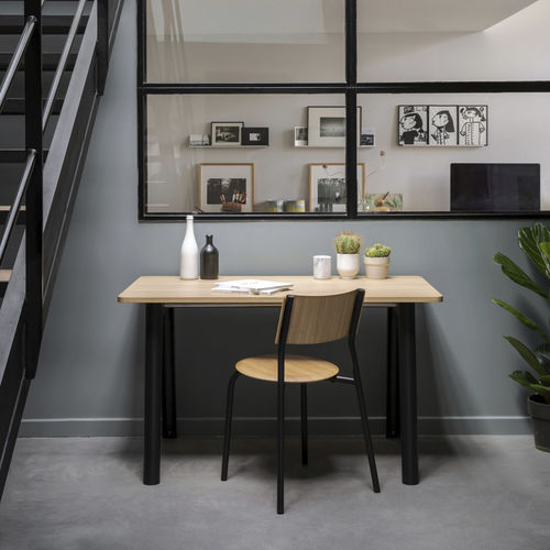 Bodenstehender Schreibtisch - MODERN - TIPTOE - modern / Kiefer / Natureiche