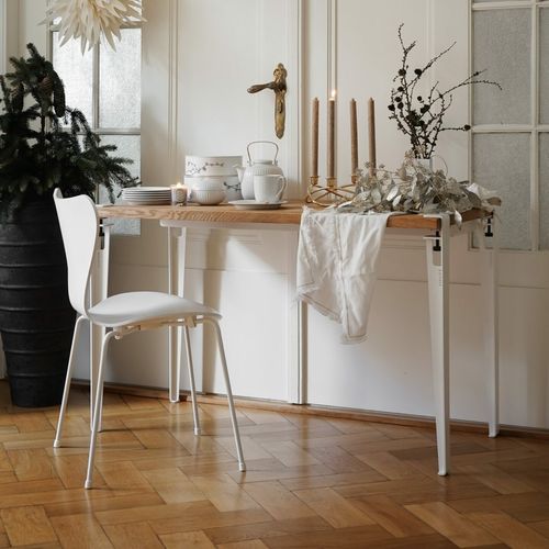 Bodenstehender Schreibtisch - NOMA - TIPTOE - modern / aus recyceltem Material / Gestell aus Stahl