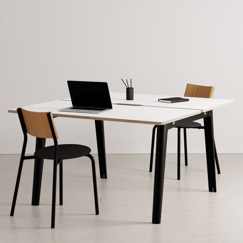 Bodenstehender Schreibtisch - MODERN - TIPTOE - für 2 Personen / modern / Birke