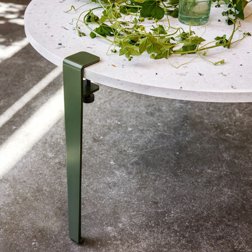 Tischgestell / pulverbeschichteter Stahl - TIPTOE - modern / für Couchtisch