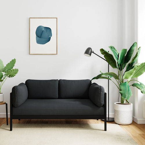 Modernes Sofa - EASY - TIPTOE - Stoff / mit abnehmbarem Kissen / beige