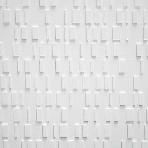 Corian®-Dekorplatte - STONEHENGE - AMOS DESIGN - für Innenausbau / Wand / weiß