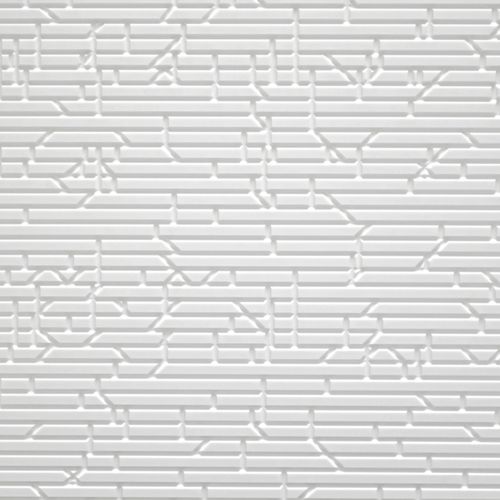 Corian®-Dekorplatte - MATRIX - AMOS DESIGN - für Innenausbau / Wand / weiß