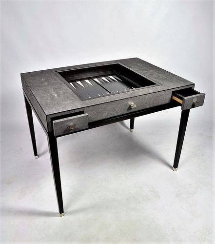 Moderner Backgammon-Tisch - STINGPLAY TB - GINGER BROWN - für Privatgebrauch